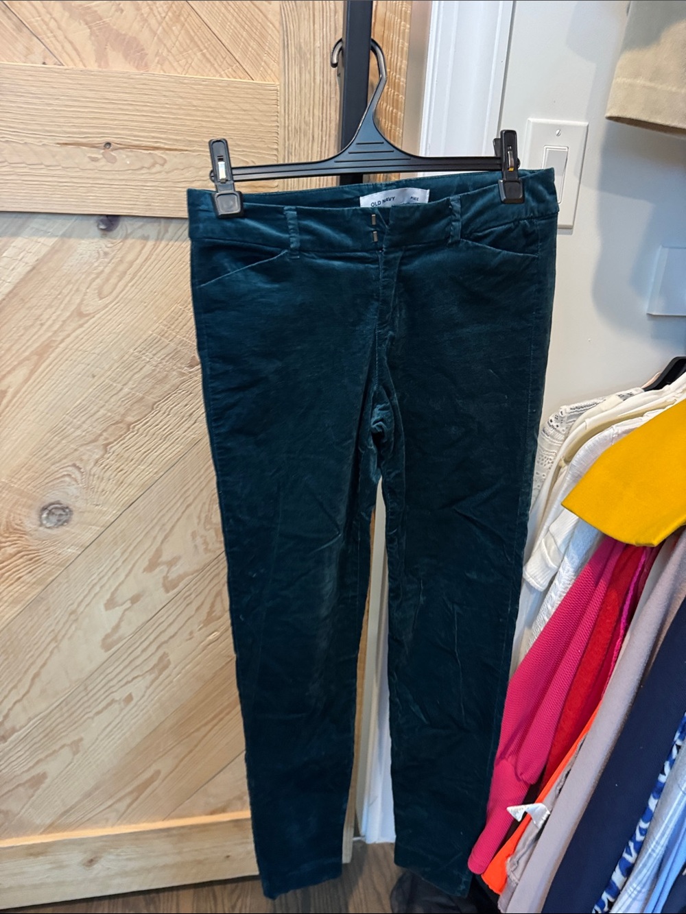 Old Navy Skinny Corduroy Pants in Deep Teal